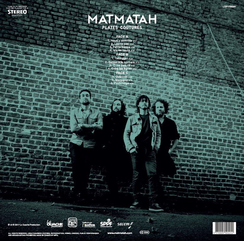 MATMATAH - Plates coutures - Double Vinyle